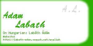 adam labath business card
